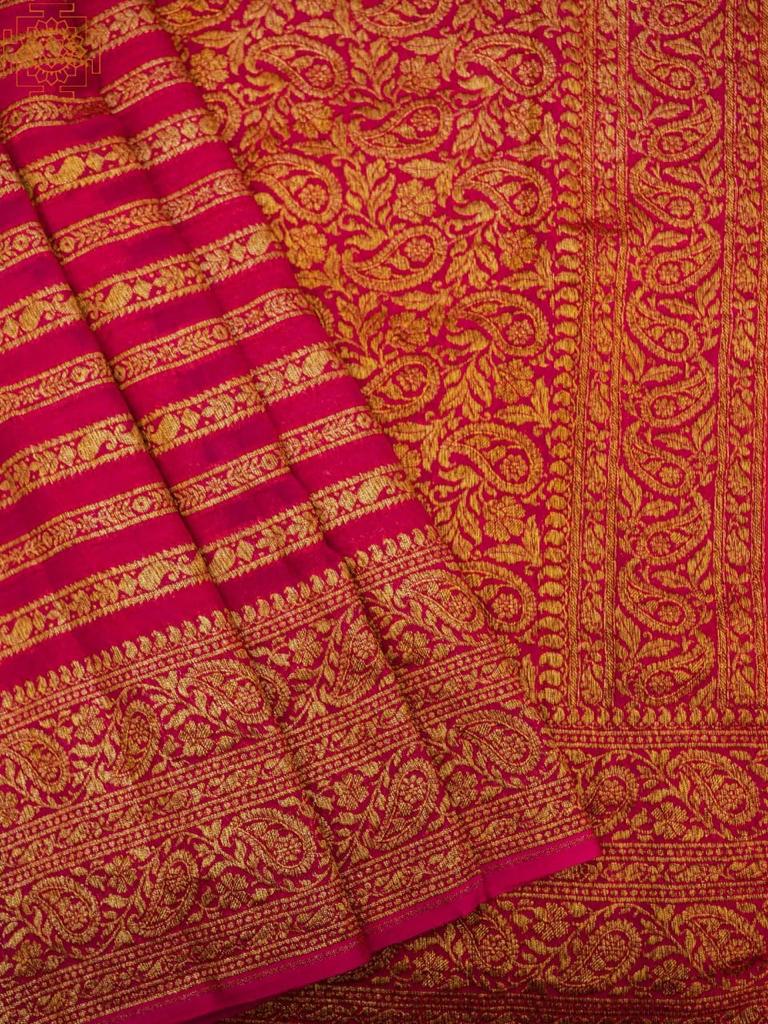 LC 83 Pure Soft Khadi Georgette Silk Wedding Sarees Wholesale Shop In Surat